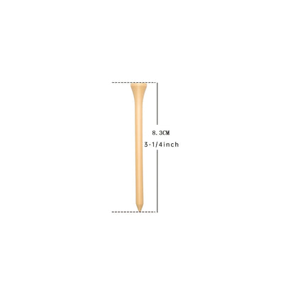 100pcs White Wooden Golf Tees