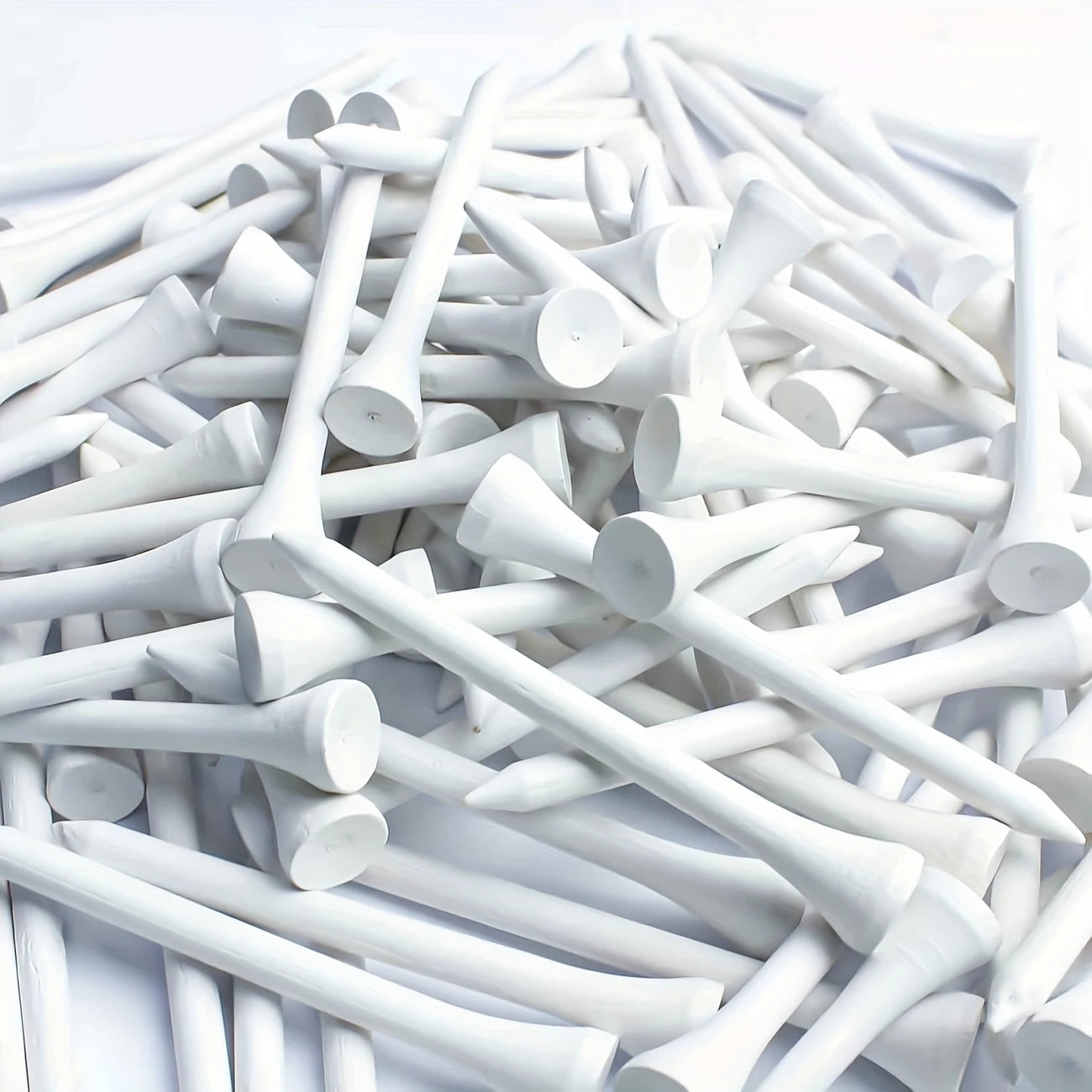 100pcs White Wooden Golf Tees