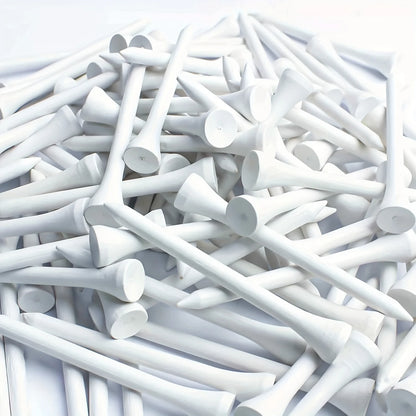 100pcs White Wooden Golf Tees