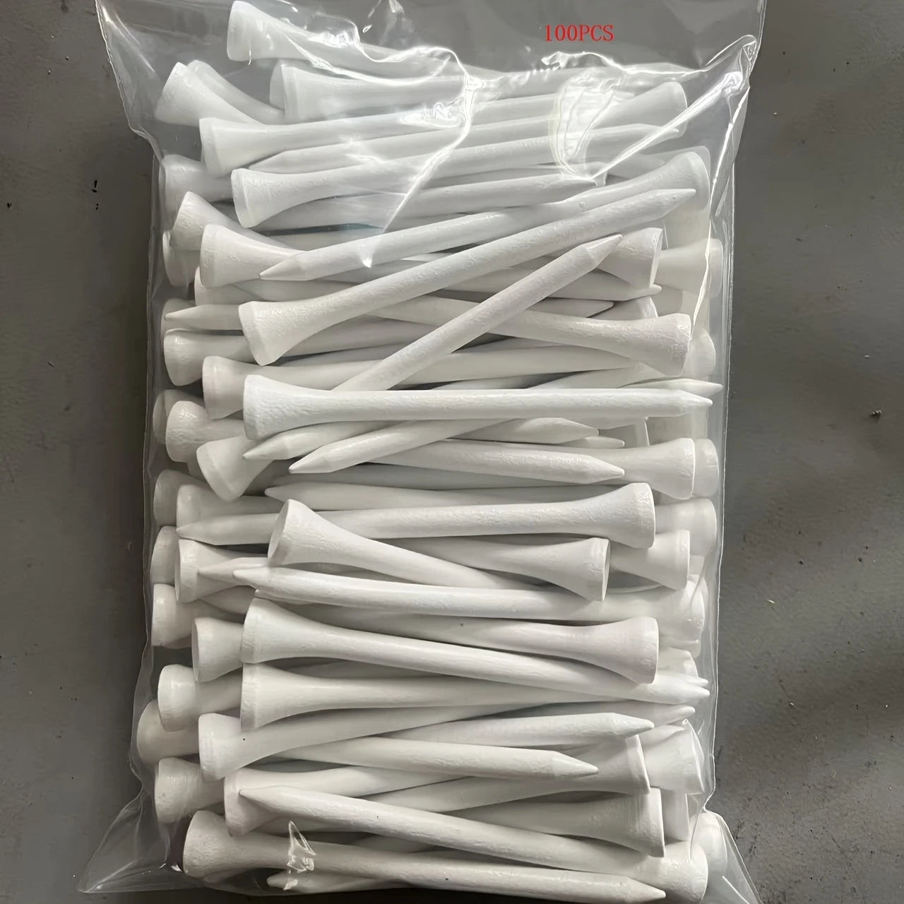 100pcs White Wooden Golf Tees